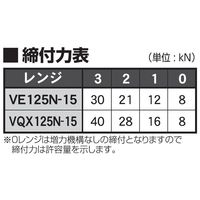 北川鉄工所 パワーバイス VE125N-15 1個（直送品）