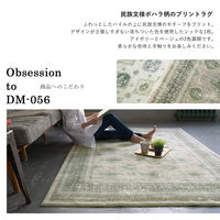 ERARE DICTUM マイクロプリントパイルラグ 1400×2000mm ベージュ 4571581811911 1枚（直送品）