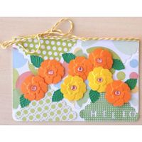 花岡 デコパンチ エンボスパンチ マリーゴールド 4107123 1個