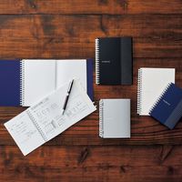 リヒトラブ hirakuno ツイストノート B6/セミB5E 21穴 リーフB6/10枚 セミB5E/10枚 ホワイト N1678-0 1冊