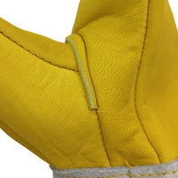 小野商事 溶接用手袋 牛本革使用 5本指 フリーサイズ AG502 1双