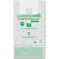 シモジマ レジ袋 バイオハンドハイパー M ティータイム 006905551 1袋(100枚)