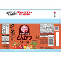 ブルドック　とんかつソース　500ml　830046　ブルドックソース　5本