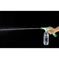 汚れスッキリ ジェット水圧ブラシ ペットボトル取付けタイプ グリーン 5個 コジット