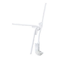 お風呂（バス）排水口 ブラシ 折りたたみ式 5個 まめいた