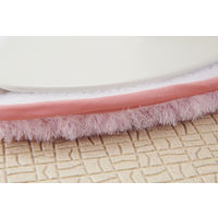 お風呂用ブラシ ユニットバスボンくん バス床ブラシ ハンディ ピンク 5本 幅約135×奥行約175×高さ200mm 山崎産業