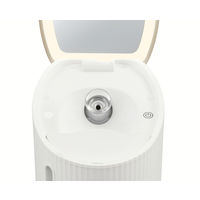 アイリスオーヤマ フェイススチーマー FST-101-W クレンジング 美容家電 保湿 ミラー付き 1台