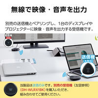 エレコム ワイヤレスHDMIエクステンダー 送信機 USB Type-C接続 DH-WLTXUC1BK 1個
