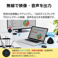 エレコム ワイヤレスHDMIエクステンダー 送信機 HDMI接続 DH-WLTXHM1BK 1個