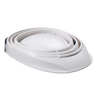 【防災ヘルメット】加賀産業 オサメット ホワイト KGO-1-01 T420B 1セット（10個）