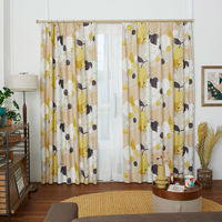 スミノエ DESIGNLIFE カーテン フルーツフルーツ ベージュ AS-V1363-240225BE １セット(2枚入)（直送品）