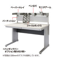 サンワサプライ Aデスク用ハンギングバー 幅800×奥行56×高さ665mm ALD-HG80 1個（直送品）