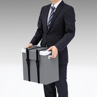 サンワサプライ プラダン製iPad収納ケース（10台用） 幅240×奥行360×高さ380mm CAI-CAB19 1台（直送品）