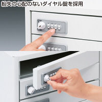 サンワサプライ タブレット・スレートPC10台個別収納保管庫 幅340×奥行440×高さ702mm CAI-CAB5N 1台（直送品）