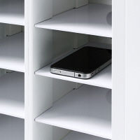 サンワサプライ スマートフォン・小型機器収納保管庫 幅280×奥行343×高さ460mm CAI-CABSP12N 1台（直送品）