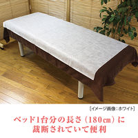 フィフティ・ヴィジョナリー ベッドシーツ(薄)折畳タイプ(ホワイト) HT-010-WH 1個(20枚入)