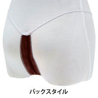 フィフティ・ヴィジョナリー ペーパーショーツT-バック(ブラウン)1000枚入 WN-002-BR-V 1個(1000枚入)