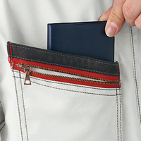 自重堂　制服百科　長袖シャツ　シルバー　Ｌ　55704（直送品）