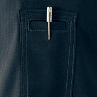 自重堂　制服百科　長袖シャツ　シックブラツク　Ｌ　55804（直送品）