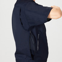 自重堂　制服百科　吸汗速乾長袖ジャンパー　ネービー　５Ｌ　86600（直送品）