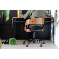 【軒先渡し】ホープ オフィスチェア ブラウン 1脚 東馬（Tohma）（直送品）