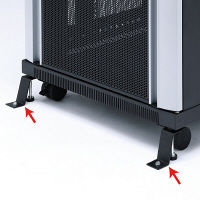 サンワサプライ 床固定金具（前後用） CP-SVCQL1 1セット（直送品）