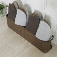 宮武製作所 TEER 木目転写スリッパラック ブラウン SR-500M BR 1台