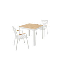 タカショー バンヤン アームチェア ホワイト 1脚（直送品）