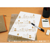 ワールドクラフト ART HOLDER_1602_4 A4 赤 W02-AH-004 5枚（直送品）