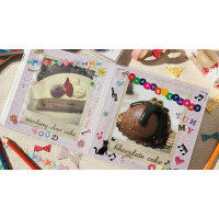 ワールドクラフト アルバム twin drop フリーアルバム S W02-MK-T0093 1冊（直送品）