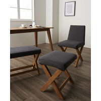 サンフラワーラタン Breezeシリーズ チーク無垢材 ダイニングチェア エックス C380XPM 1脚（直送品）