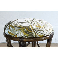 サンフラワーラタン ラタン クッションスツール C406BRC 1脚（直送品）