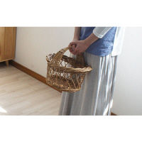 サンフラワーラタン Breezeシリーズ ラタン ナチュラルバスケット GK783ME 1個（直送品）