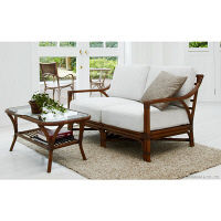 サンフラワーラタン Breezeシリーズ ラタン×ヨーロッパリゾート センターテーブル T127GY 1台（直送品）