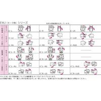 椿本チエイン ウォームパワードライブ EWJシリーズ(モータ無) EWJ42E50L 1個（直送品）
