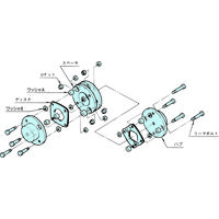椿本チエイン エクトフレックスカップリング NEFシリーズ(スペーサタイプ) NEF210WーNRーNR 1個（直送品）