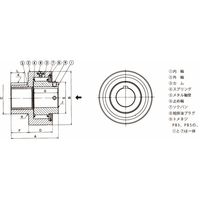 椿本チエイン カムクラッチ PBシリーズ PB3ーRH 1個（直送品）