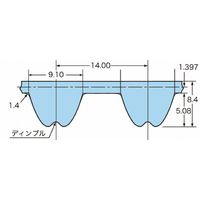 椿本チエイン ウルトラPXベルト UP14M形 BG2940UP14M60ーHC 1個（直送品）