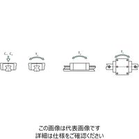 日本トムソン Cルーブリニアローラーウェイ スーパーX・MX (フランジ形・スライドユニット) MXG12C1HS1 1個（直送品）