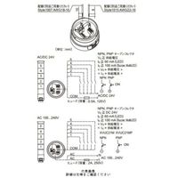 シュナイダーエレクトリック 赤橙緑 XVU完成品 φ60 積層式LED表示灯 直取付 AC/DC24V 3段 XVU6B3ROGW 1個（直送品）