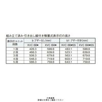 赤黄緑青 ハーモニーブランド φ60 積層式LED表示灯+ブザー+点滅(ポール) 24V 4段 XVC6B45S RYGB 1個（直送品）