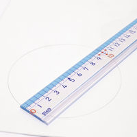 クツワ 算数定規（30cm） HS30A 5個