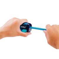 クツワ 2枚刃鉛筆削り(ブラック) RS021BK 1セット(1個×5)