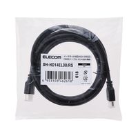 HDMIケーブル 3m 4K対応 イーサネット対応 業務用簡易パッケージ DH-HD14EL30/RS エレコム 1本（直送品）