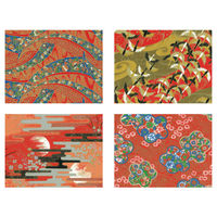 トーヨー 和紙千代紙 B4サイズ 4枚入り(4柄) 012007 1冊