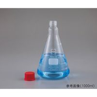 アズワン ネジ口三角フラスコ(PBTキャップ(GL32)) 500mL 218034452 1個 3-7120-03（直送品）