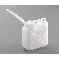 伸和 ポリタンク 10L廃液缶 ふたつ口 3-5939-02 1個（直送品）