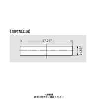 スガツネ工業 アート引手ワンタッチ取付 ATSー100ーI 1セット(10個)（直送品）