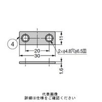スガツネ工業 小型マグネットキャッチ MCーYS001 1セット(5個)（直送品）