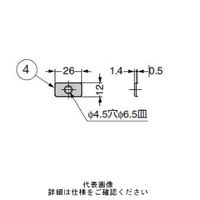 スガツネ工業 マグネットキャッチ MC200BR 1セット(10個)（直送品）